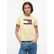 Tommy Hilfiger Tjw Kadın Regular Flag S/s T-Shirt