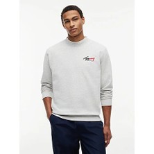 Tommy Hilfiger Tjm Erkek Regular Entry Sign Sweatshirt