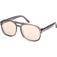 Tom Ford TF1022 20E Gri Sarı Fotokromik Unisex Güneş Gözlüğü