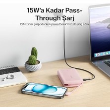 Vavis Power Bank, Entegre Kablolu Taşınabilir Şarj Cihazı 10K Pd 20W - Usb-C Güç Dağıtımı, Power Bank 17 Serisi, iPad Pro, Galaxy S25 ve Daha Fazlası Için Hızlı Şarj