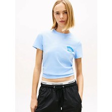 Tommy Hilfiger Kadın Tjw Regular Fit Bubble T-Shirt