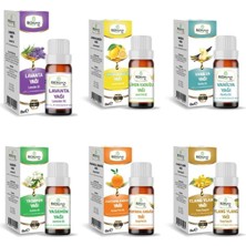 Lavanta Yağı + Limon Kabuğu Yağı + Vanilya Yağı + Yasemin Yağı + Portakal Kabuğu Yağı