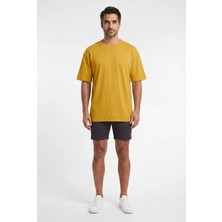 Lixa Basic Turuncu Oversize Erkek T-Shirt 141061