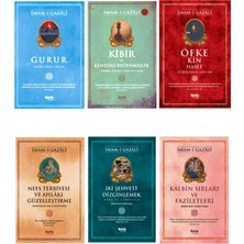Çelik Yayınevi Gazali Seti Nefs Terbiyesi-Iki Şehveti Dizginlemek-Dilin Afetleri-Kibir-Öfke ve Kin-Gurur 6'lı Set
