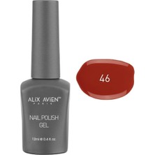 Vavis Uv Kalıcı Kiremit Kırmızı Jel Oje 46 - Gel Polish - 12 ml
