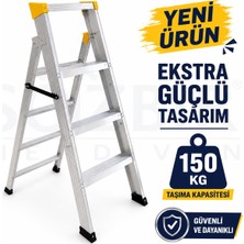 Sözbir Merdiven Neva 5+4 Ters Acılır/ Cok Amaçlı Kolay Kullanım/ Pratik Alumınyum Merdiven/ekstra Güçlü