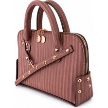 Bag Molly Kadın Askılı El ve Omuz Çantası 3 Boyut Kahverengi