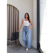 Esra Helvacı Yan Dikişli Baggy Pantolon