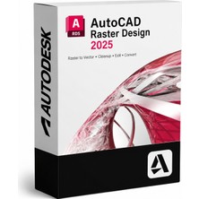Autodesk Autocad Raster Design 2025 (Windows) - 1 Pc 3 Yıl (Full Sürüm)