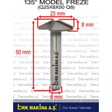 Kompozit Derz Açma 135 Derece Freze ( Made In Italy )