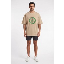 Lixa Future Gen Celtic Krem Oversize Erkek T-Shirt 142548