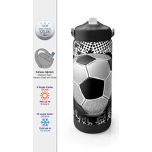 Coral High Futbol Desenli Çelik Termos Matara 650 ml 38390