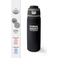Coral High Siyah Çelik Termos Matara 800 ml 38518