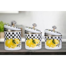 Vavis Lemon Emaye Baharatlık Seti