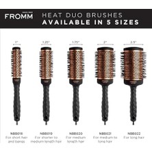 Vavis Heat Duo 1.25" Bakır Yuvarlak Fırça