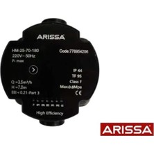 Arissa Arıssa HM-25-80-130 11/2'' (130MM) Frekans Konvertörlü Sirkülasyon Pompası 4m3/h 8mss 93KW