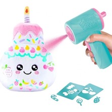 Canal Toys Airbrush Plush Foodtastic Squishy Peluş Boyama Seti - Birthday Cake