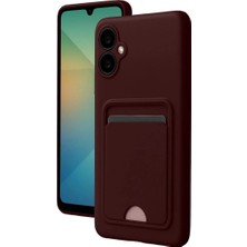 Royaleks Samsung Galaxy A07 4g Kelvin Kartvizitli Silikon - Bordo