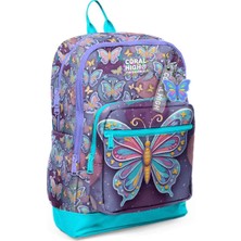 Coral High Kelebek Desenli Okul Çantası 33206