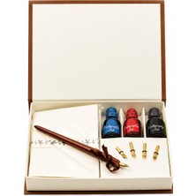 Steelpen Calligraphy Serisi CS1228 Ahşap Kaligrafi Kalem Seti