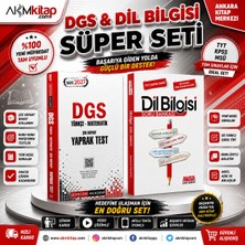 Akm Kitap Pegem Akademi 2027 Dgs Türkçe Matematik Yaprak Test ve Akm Dil Bilgisi Soru Bankası Seti 2 Kitap