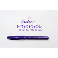 Pentel Brush Sign Fırça Uçlu Keçeli Kalem SES15C Violet