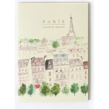 Pansy Daisy L'après Travel Journal Seyahat Günlüğü Defteri - Paris