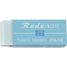 Seed Renkli Şeffaf Radar Plastik Silgi M Blue