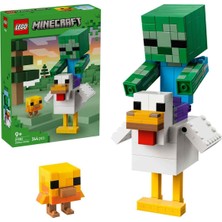 LEGO Minecraft Tavuk Jokey Oyuncak Yapım Seti 21582 (344 Parça)