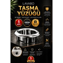 Candan Lavabo Taşma Yüzüğü Krom Kaplama Her Lavaboyla Uyumlu