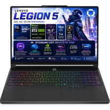 Lenovo Legion 5 15IPH11 Intel Core Ultra 7 356H 16GB Ddr5 1tb SSD Rtx 5060 8gb 15.3" Wqxga OLED 165Hz Windows 11 Pro Oyuncu Dizüstü Bilgisayar (83RW0004TR)