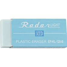 Seed Renkli Şeffaf Radar Plastik Silgi L Blue