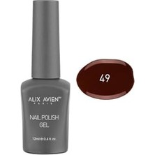 Vavis Uv Kalıcı Çikolata Kahverengi Jel Oje 49 - Gel Polish - 12 ml