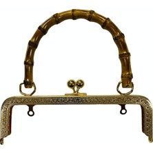 Elegantshop Bambu Kulplu Metal Çanta Sapı 20 cm AR20