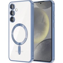 Royaleks Samsung Galaxy S24 Kılıf Kross Magneticsafe Kapak - Sierra Blue