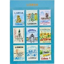 Pansy Daisy L'après Postage Stamp Sticker Seti - Lisbon 1