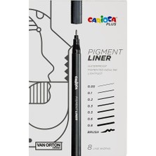 Carioca Plus Pigmet 8'li Fineliner & Çizim Kalem Seti