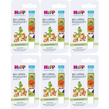 EstoreBox Hipp Babysanft Organik Dudak Nemlendiricisi, Ultra Sensitiv, 4.8 Gr, Yeşil, 6'lı Set