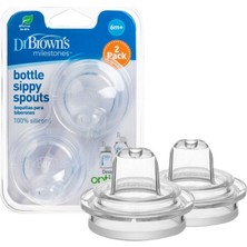 Dr Brown's Dr. Brown's Options Geniş Ağızlı Biberon (Emzikli, Su Oluklu) 2'li Paket