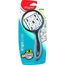 Maped Ergologic-3 Büyüteç 75 Mm Gri 039300