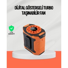Teknodayım Teknocanmarketing USB Şarjlı Güçlü Hız Ayarlı El ve Bel Fanı