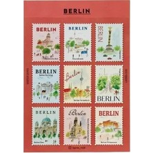 Pansy Daisy L'après Postage Stamp Sticker Seti - Berlin 1