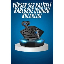 Teknodayım Bluetooth Kulaklık Oyuncu Kulaklığı Rgb Işıklı Oyunlarda Düşük Gecikme
