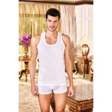 Berrak 1004 Erkek Penye Atlet 6 Li-Beyaz-M