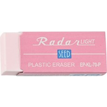 Seed Renkli Şeffaf Radar Plastik Silgi M Pink
