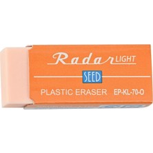 Seed Renkli Şeffaf Radar Plastik Silgi M Orange