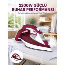 Teknodayım Teknocanmarketing 2200W Seramik Kaplama Estetik Tasarımı 360 Derece Dönebilir Kablosu