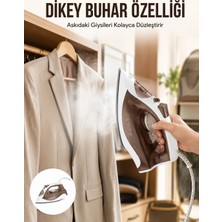 Teknodayım Teknocanmarketing Kahverengi Buharlı Ütü 2200W Sürekli Buhar 120 G Şok Buhar