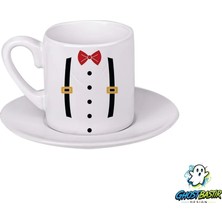 Ghostbastır Design Papyonlu Türk Kahvesi Fincanı 0154