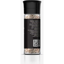 Mabelme Store Pruf Beyaz Biber Tane 60 Gr. Cam Şişe Değirmen Kapak